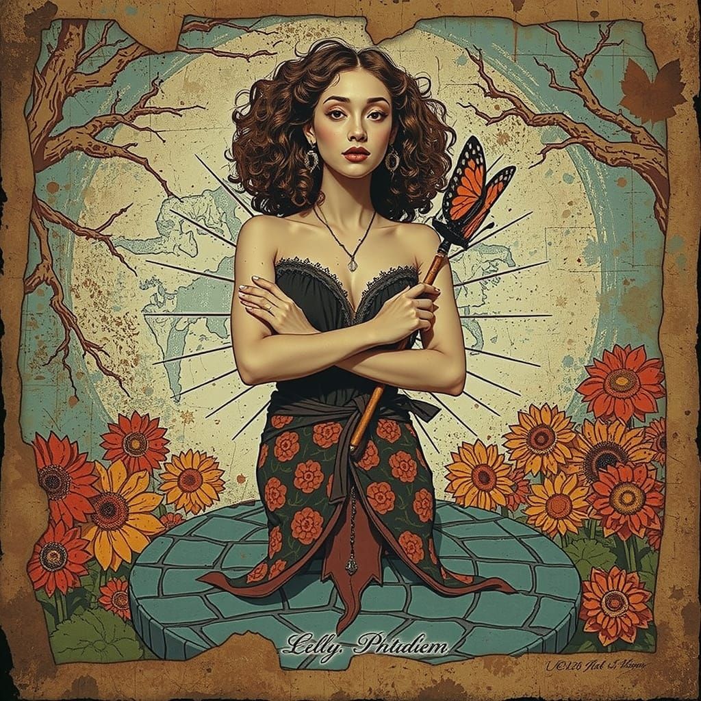 Etcher's Etching of an Artist's Sketch