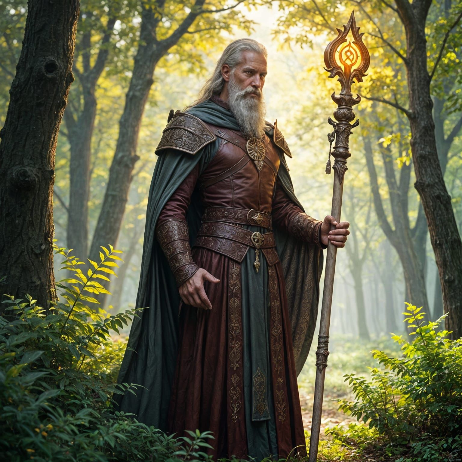 Life Domain Cleric Ready to Heal Friend