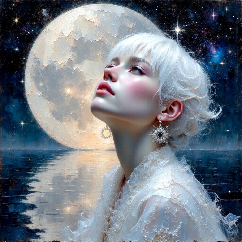 Dreaming in a lunar glow