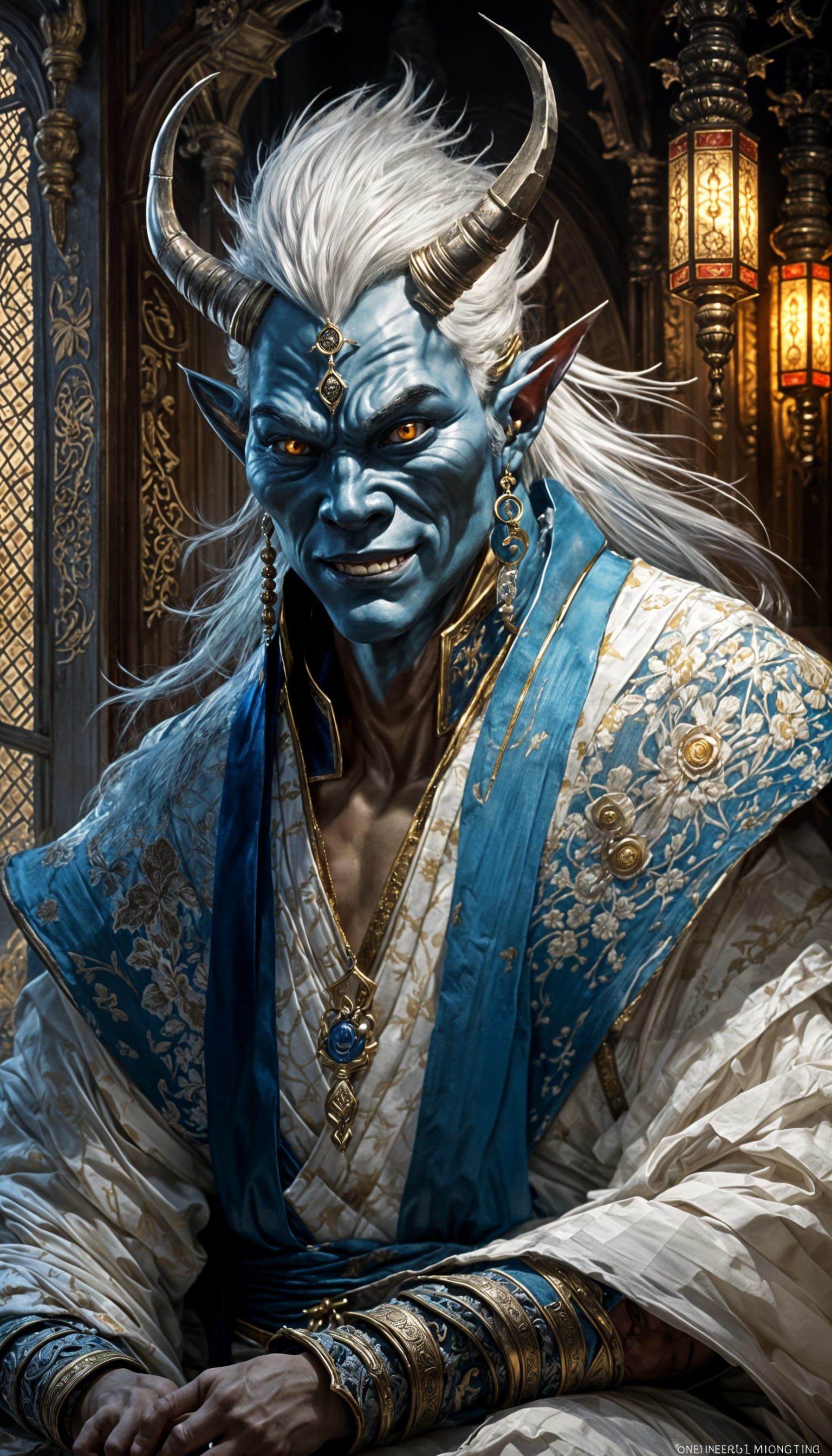 Oni Revealing his True Nature