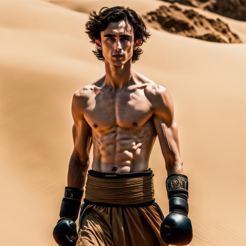 Timothée Chalamet as Boxer DUNE #1