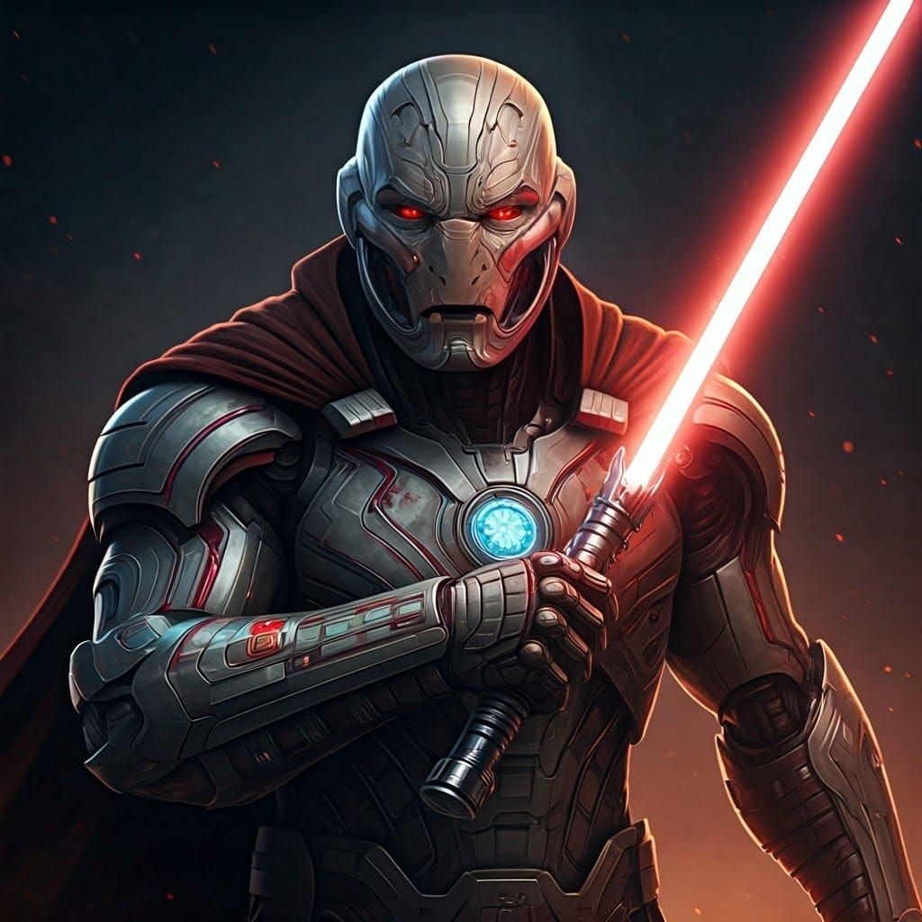 Ultron is a Sith Lord lightsaber
