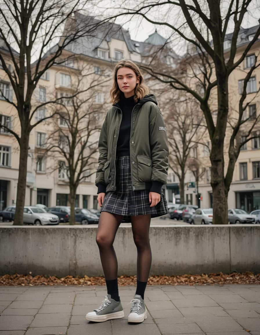Swiss Teen in Zurich: Fashion Portrait