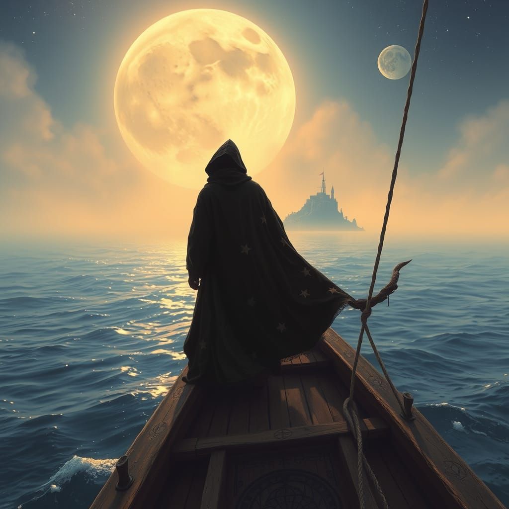 Lone Horizon Strider Charts Unseen Paths Across the Tidelost...