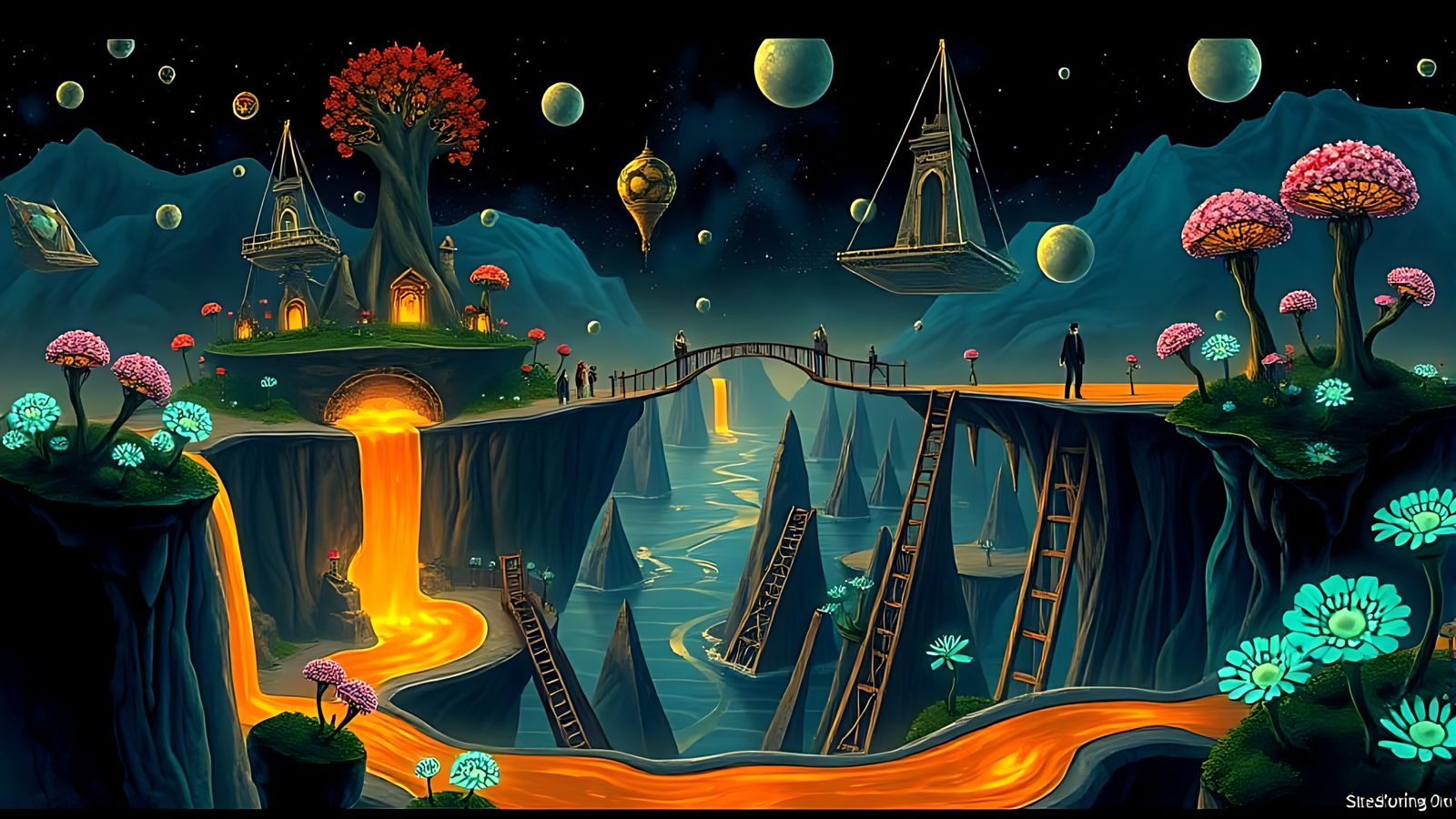 The world as seen through the eyes of a pseudo-fantasist . ....