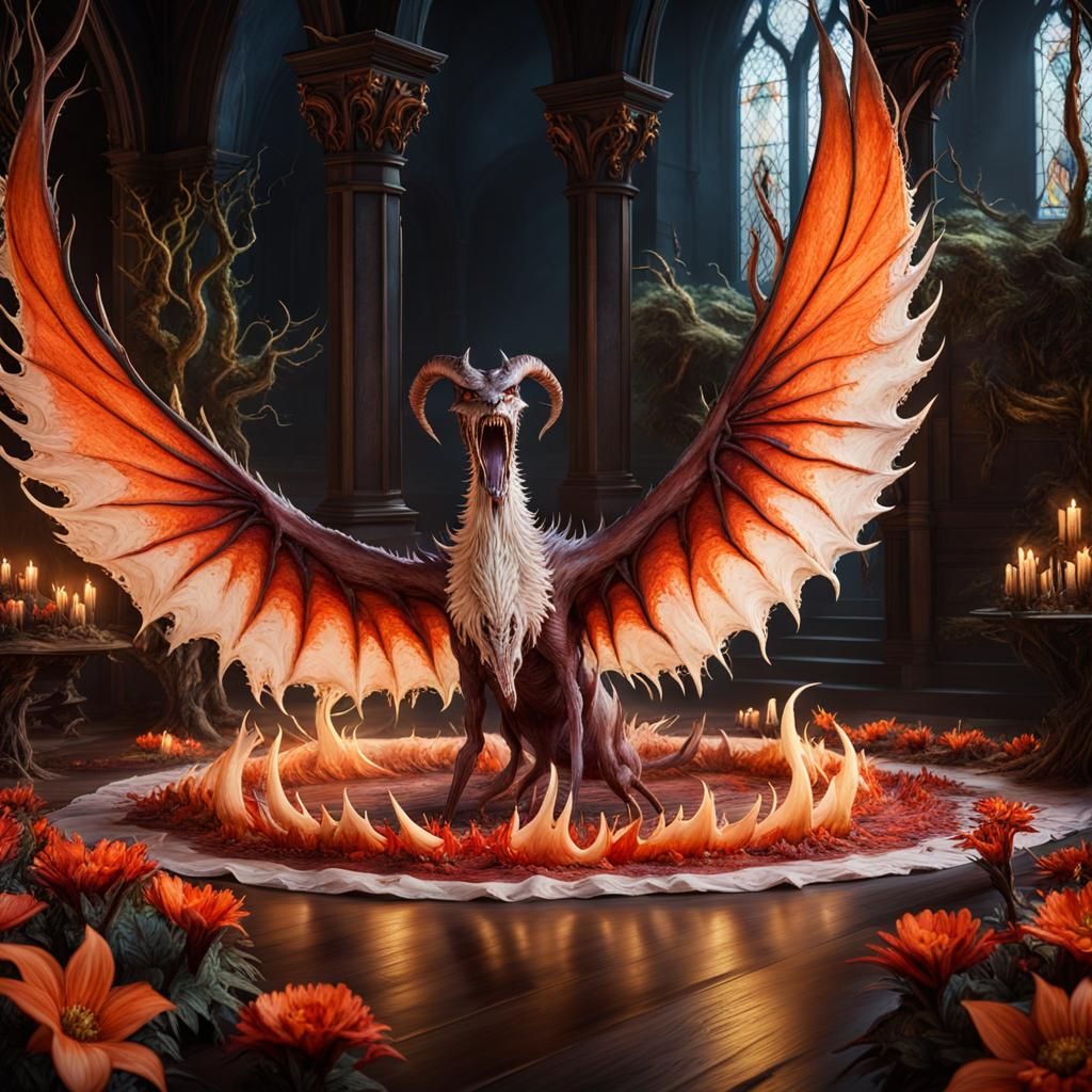 Terrifying Wendigo: An Eldritch Horror in Gothic Art