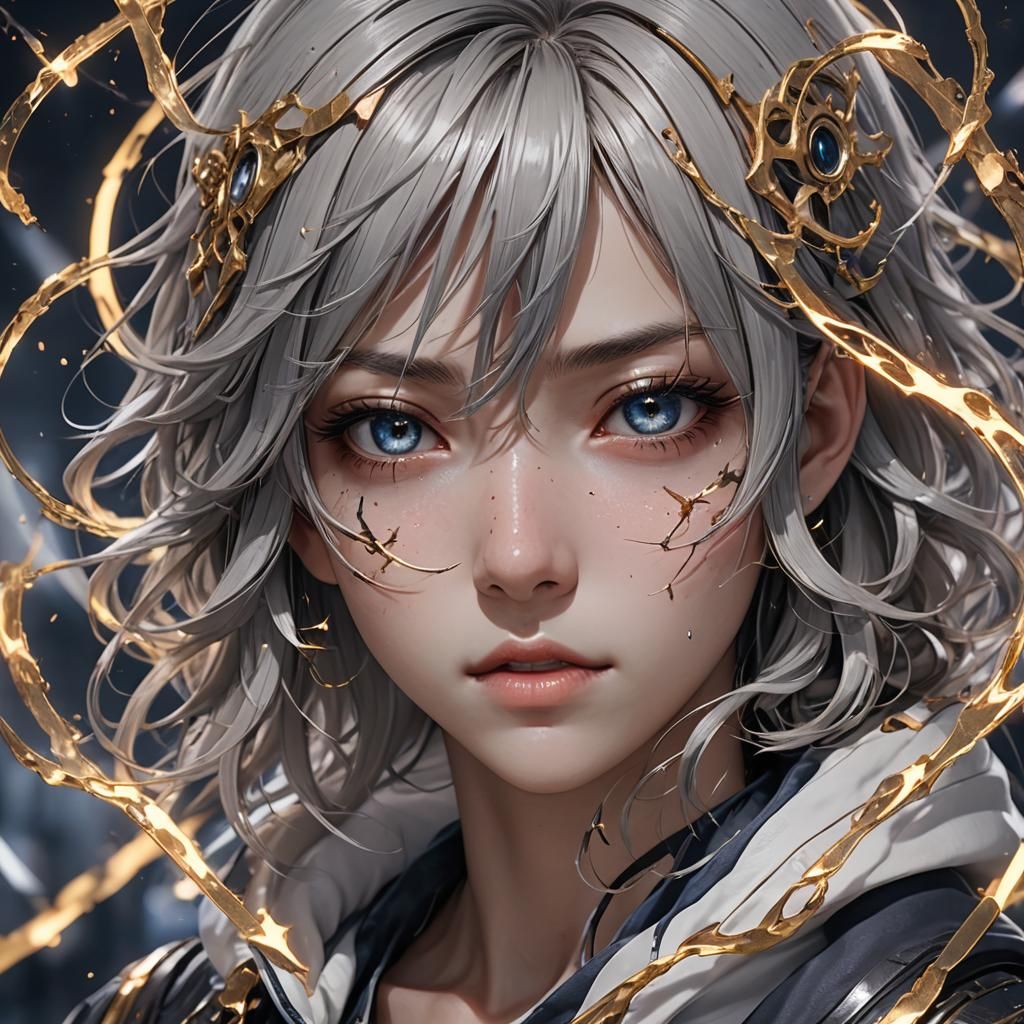 Detailed 3D Anime Art Inspired by WLOP