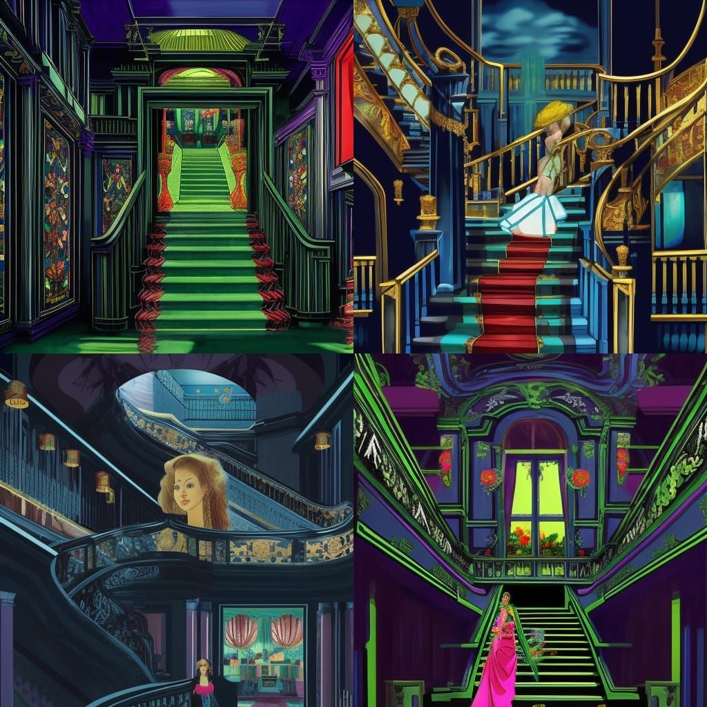 Majestic Staircase Ascending to the Sky