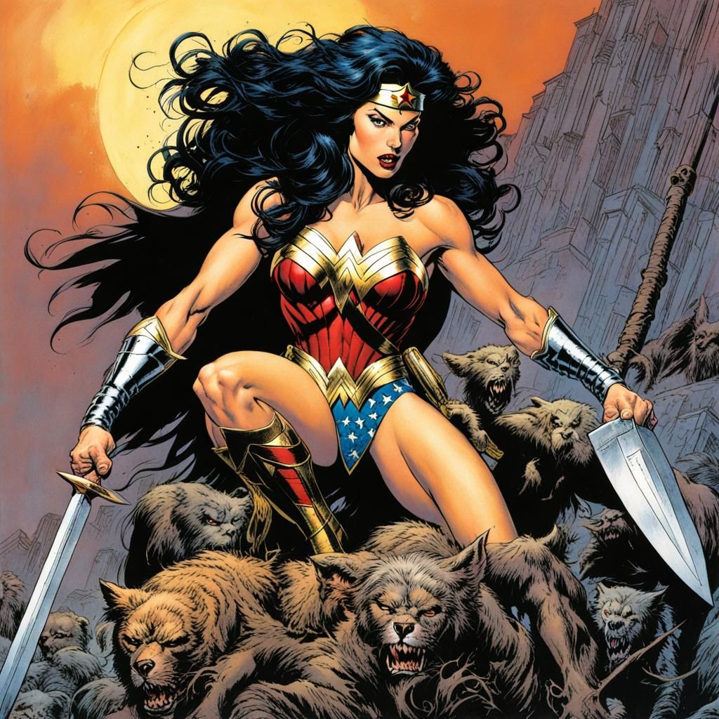 Wonder Woman, Simon Bisley-style