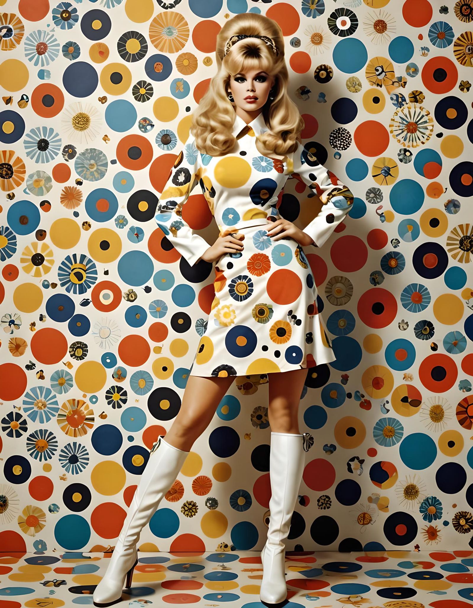 Bridget Bardot in 1960s Alberto Vargas Style