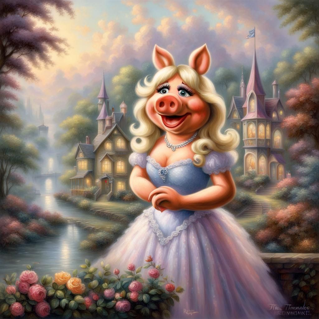 Ethereal Miss Piggy Fantasy Portrait