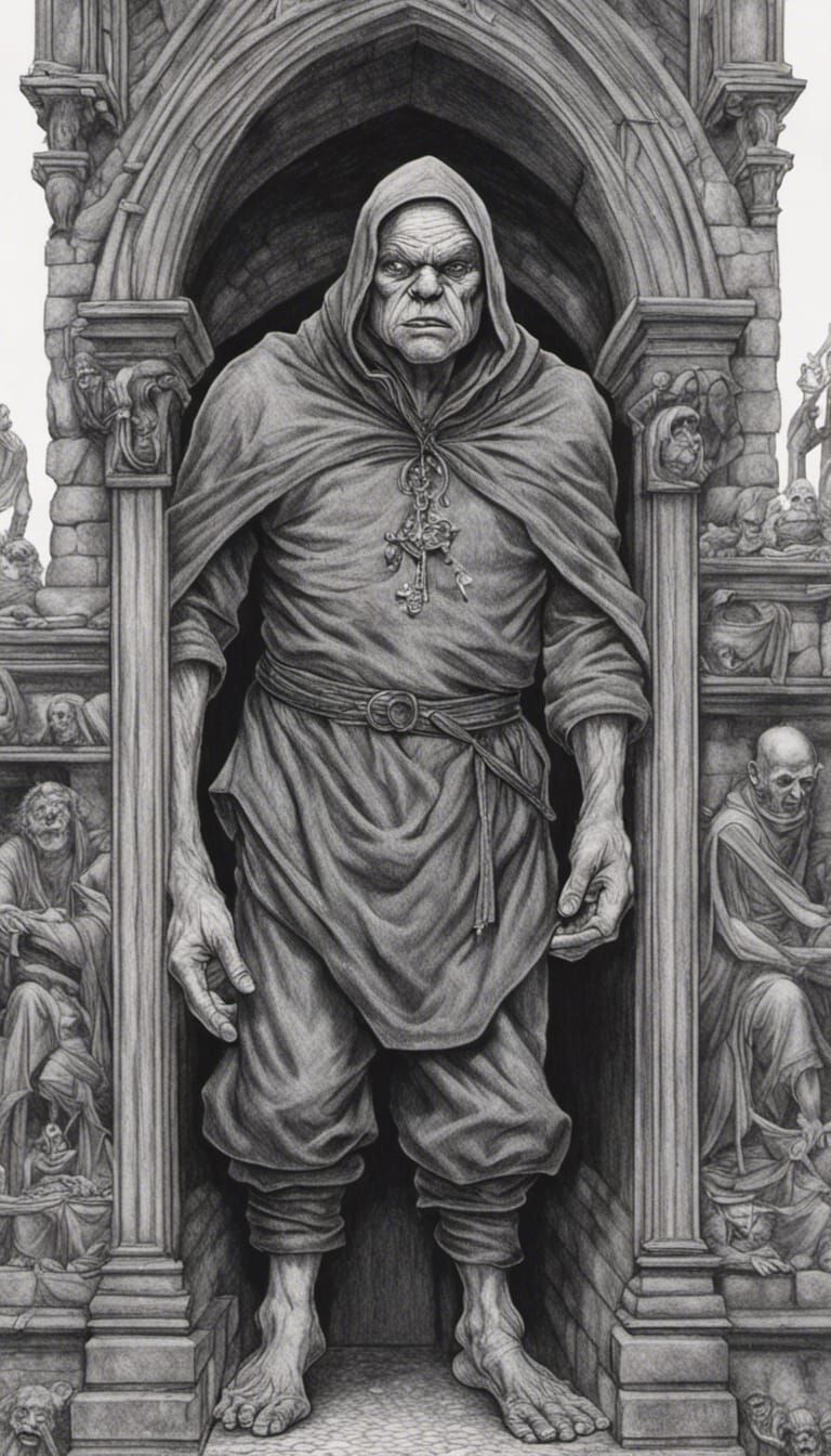 Quasimodo, hunchback of Notre Dame