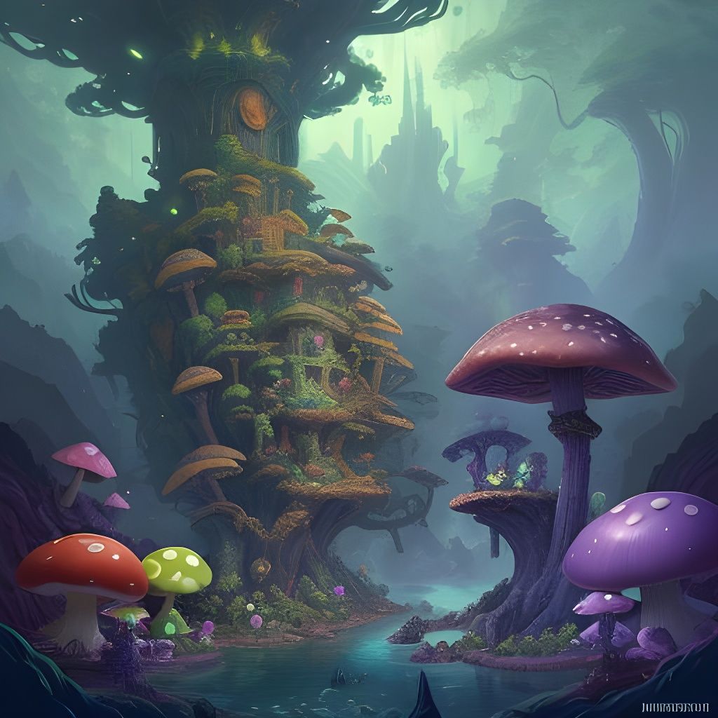 Fantasy Pixel Art: Slime and Mushroom Monsters