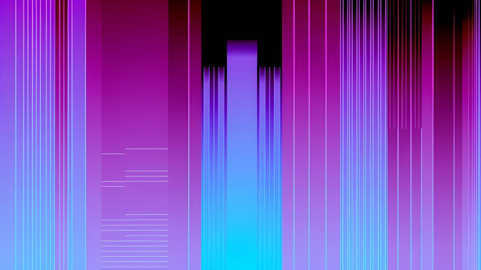 Complex Glitch Pattern Display Layers