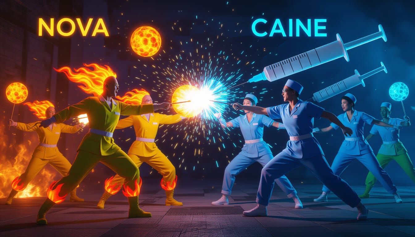 Epic Battle: Nova Faction vs Caine Faction