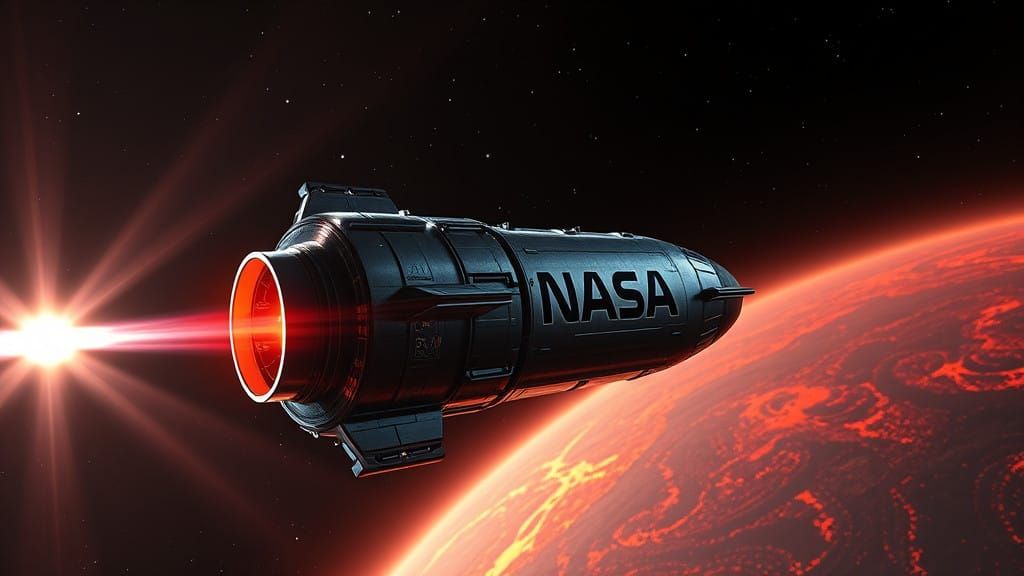 NASA Spacecraft in Celestial Orbit