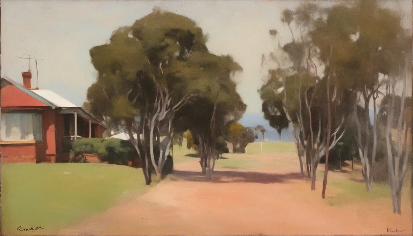 Australian Suburbia in Tonalist Style
