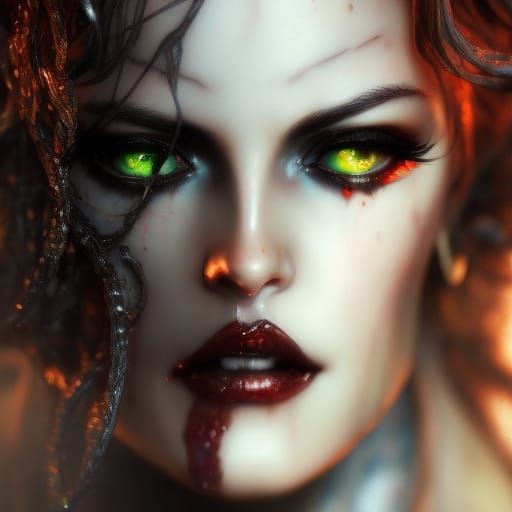 Vampire Regent of Bloodlust in Hyperrealistic Style