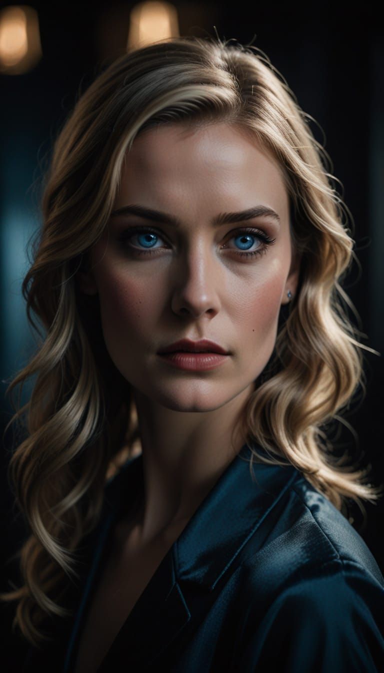 Sophisticated Brunette in Vintage Glamour