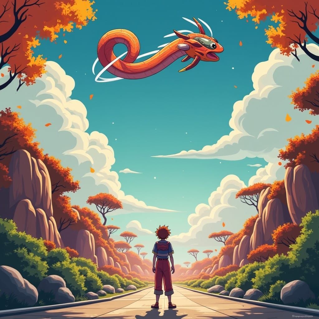 Futuristic Snake Spaceship in Cinematic Lighting