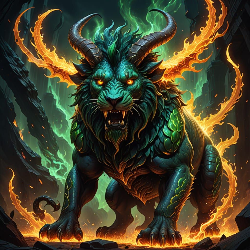 Mythical Chimera: A Terrifying Beast of Ancient Legend