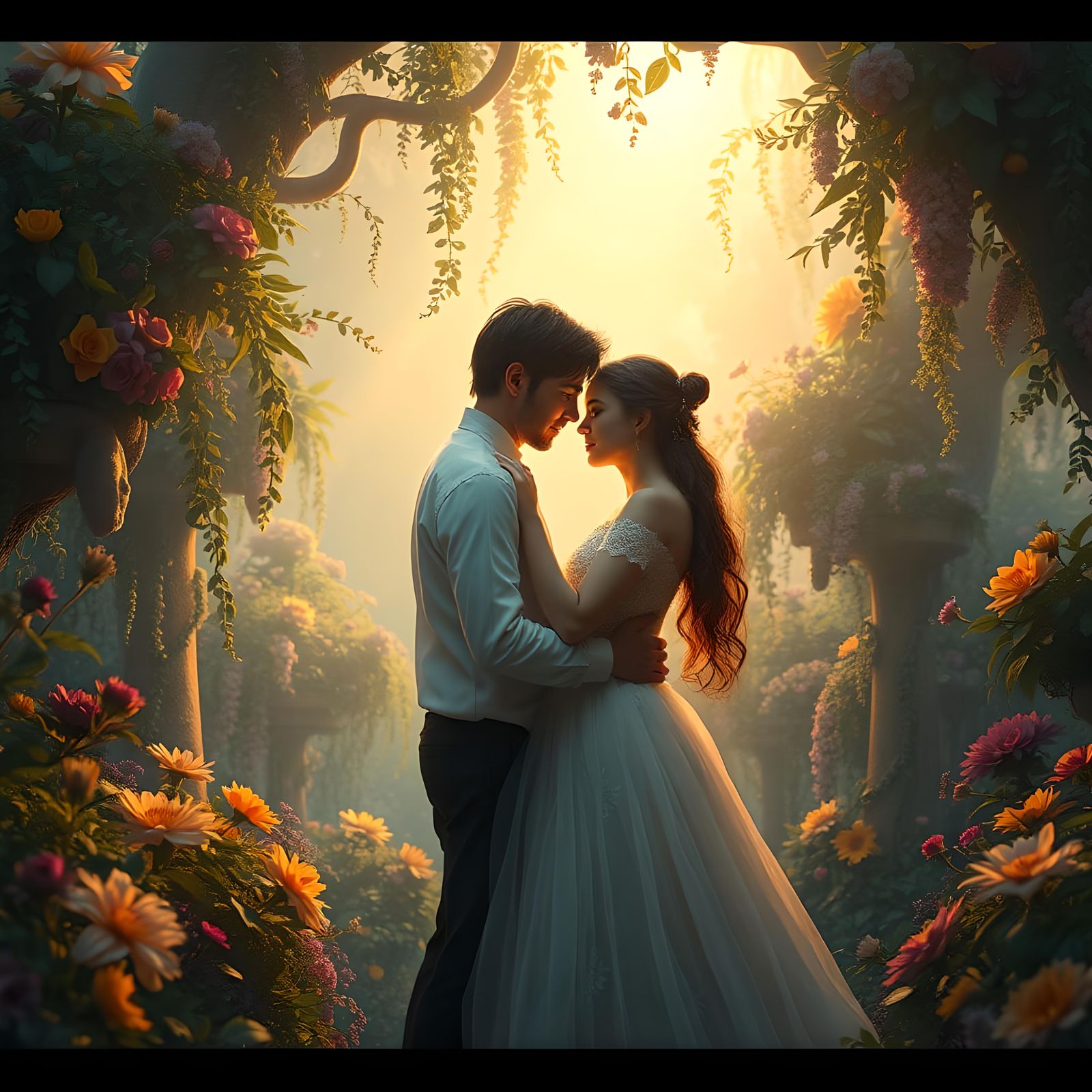 Fantastical Deep Color Painting: We Belong Together