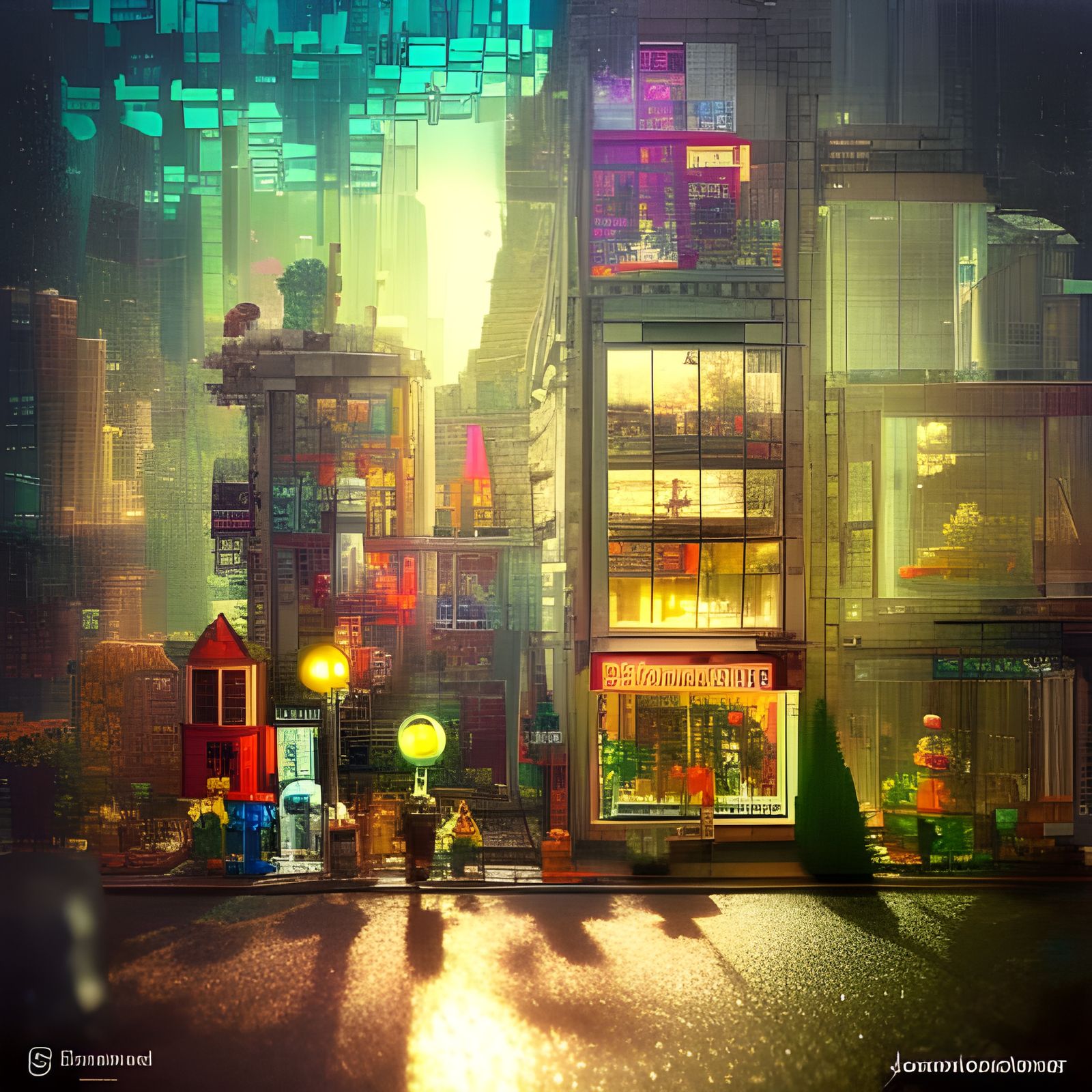 Night Time in Toy City