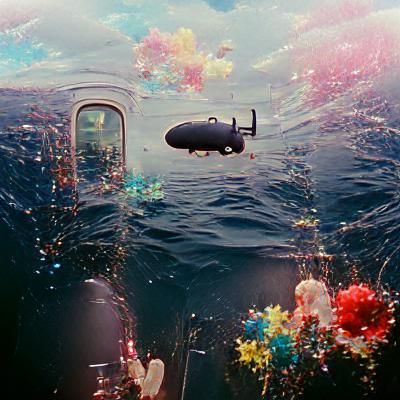Yellow Submarine Underwater