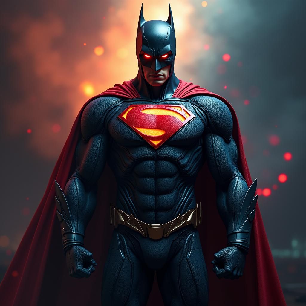 Superman and Batman Fusion Concept Art