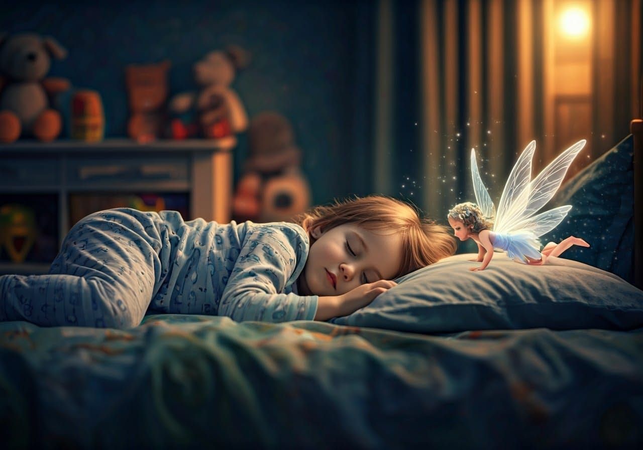 The Tooth Fairy's Enchanted Visit at Night