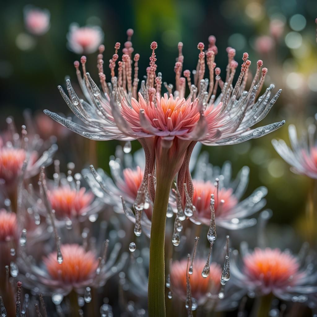 Hyperrealistic Garden Photograph in Detailed Ecological Art