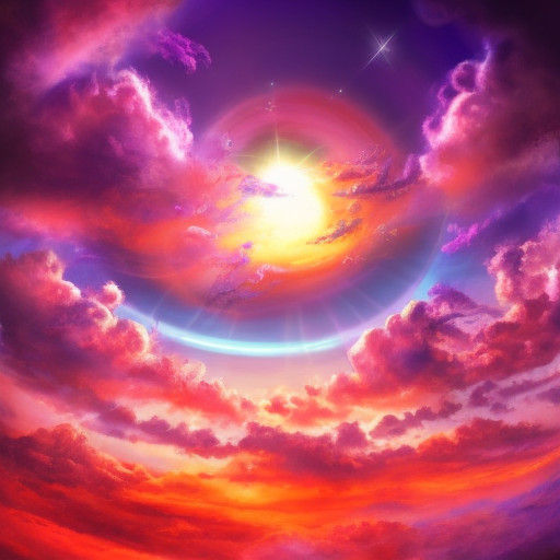 Ethereal Dreamscapes on a Purple Planet in the 5th Dimension