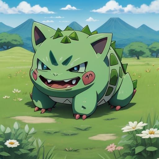 Pokemon character: Bulbasaur