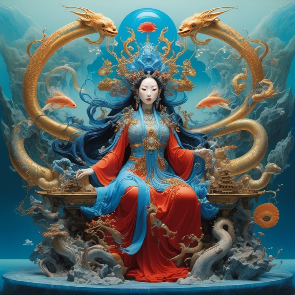 Longmu, Goddess of the Xijiang River in Bloom