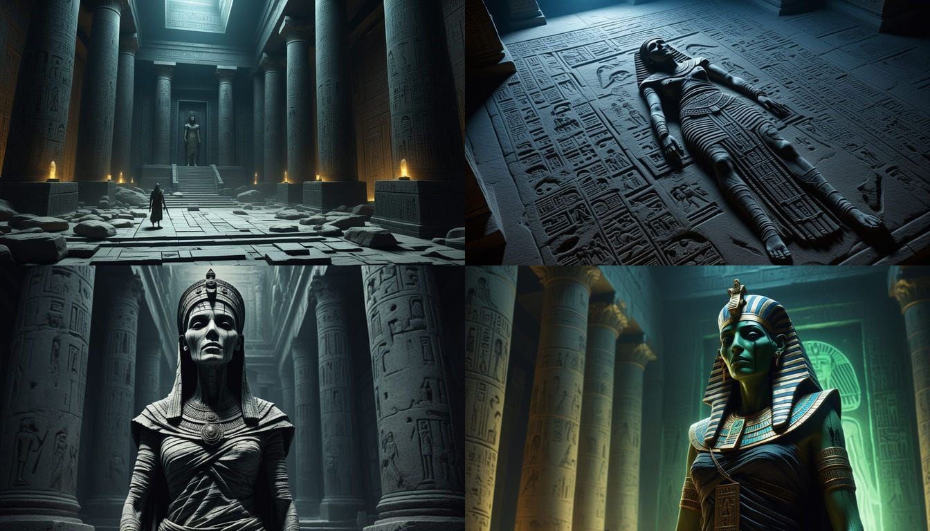 Zombie Queen Nitocris in Titanic Temple