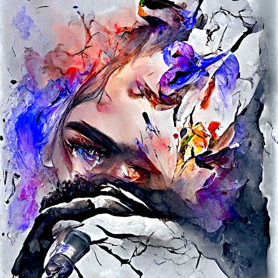 Heartache and Beauty: Watercolor Masterpiece