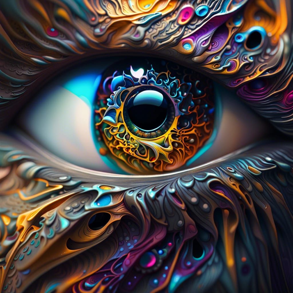 Psychedelic eye