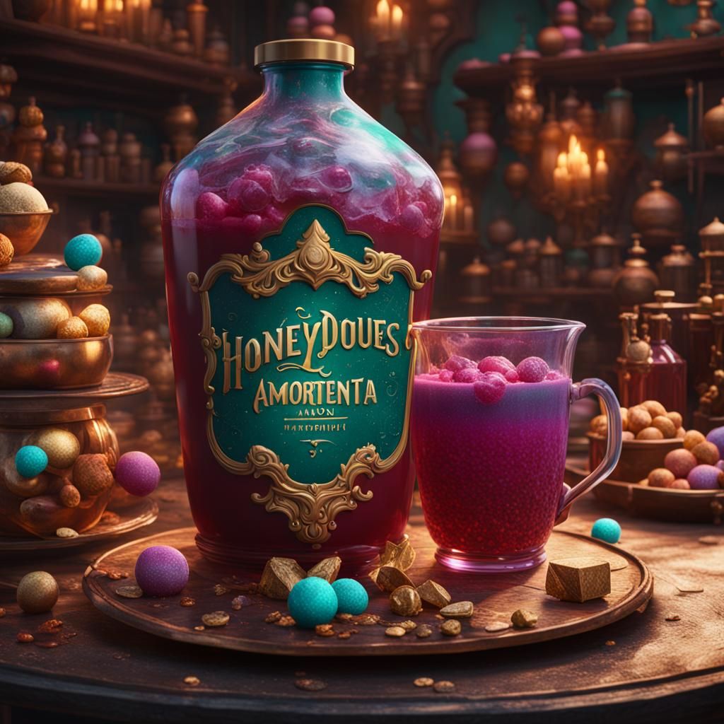 Honeydukes Amortentia Potion: Detailed Matte Painting