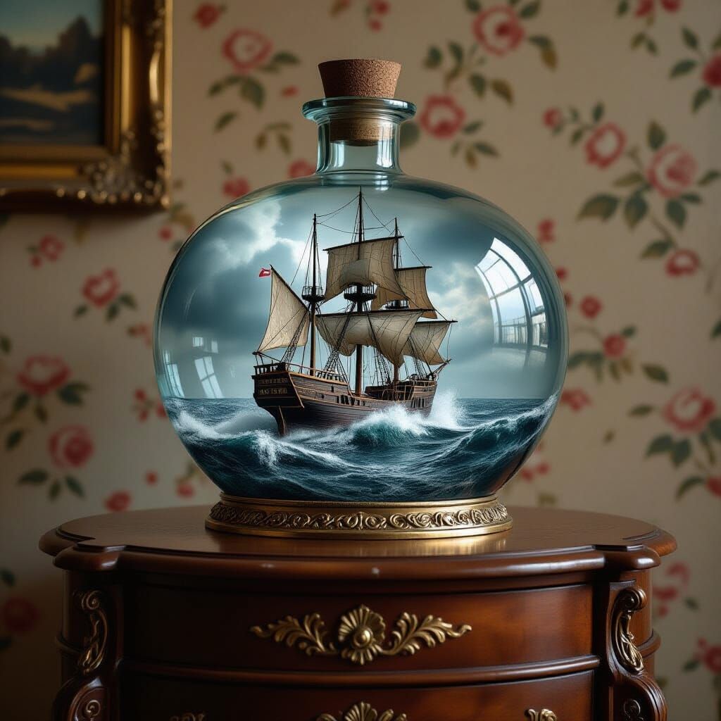 Ship in a Bottle Hurricane: Cinematic Adventure