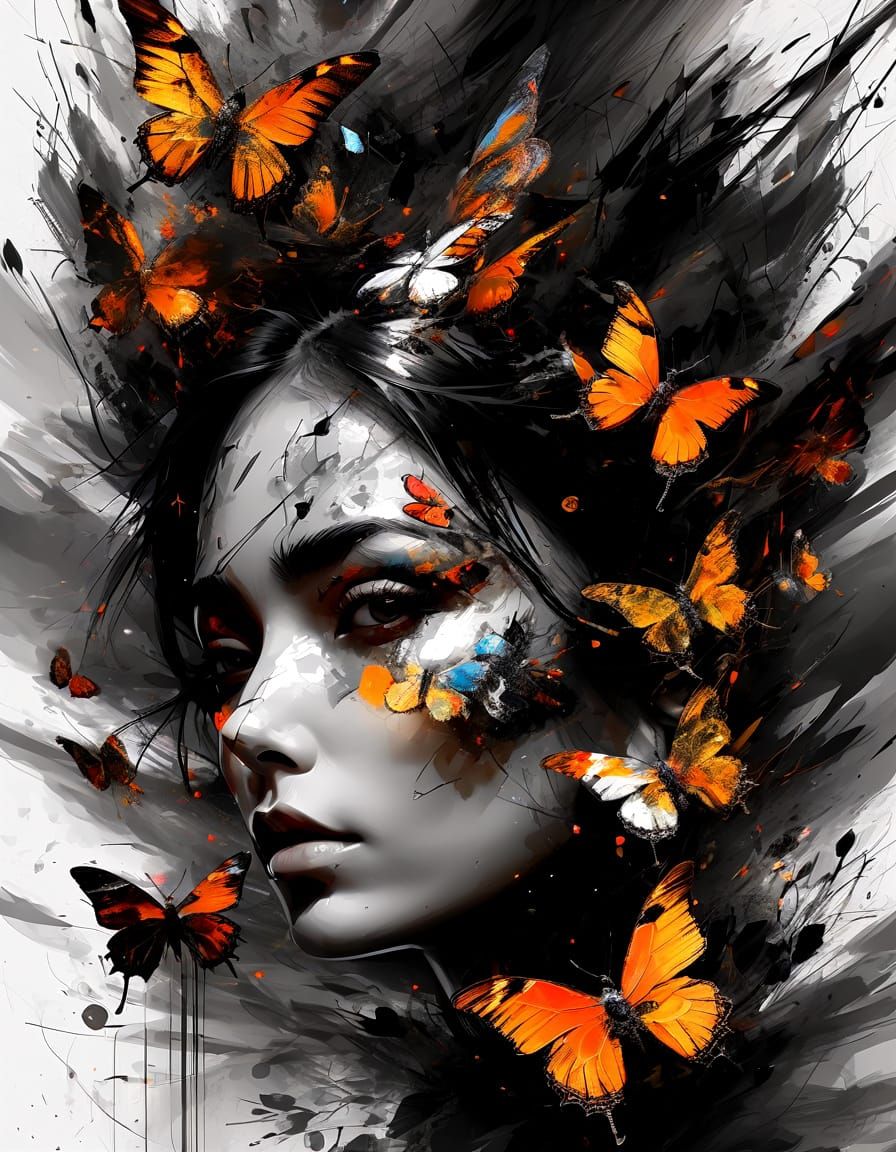 Chaotic Mind Splintering Into Fractal Butterflies