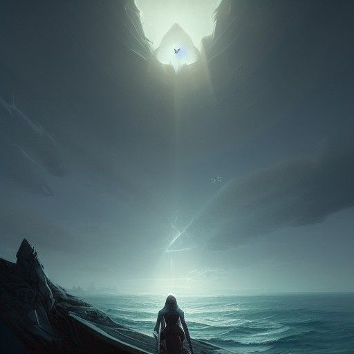 Sinister Starry Sea with Distant Portals