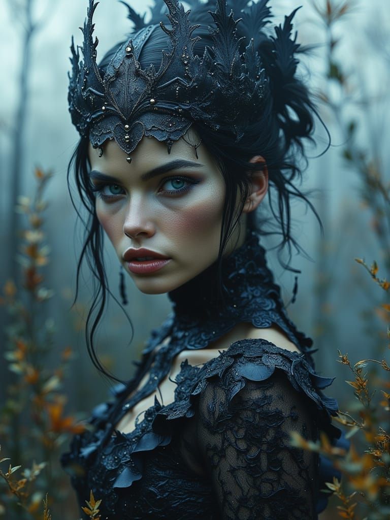 Adriana Lima as Gothic Horror Film Icon