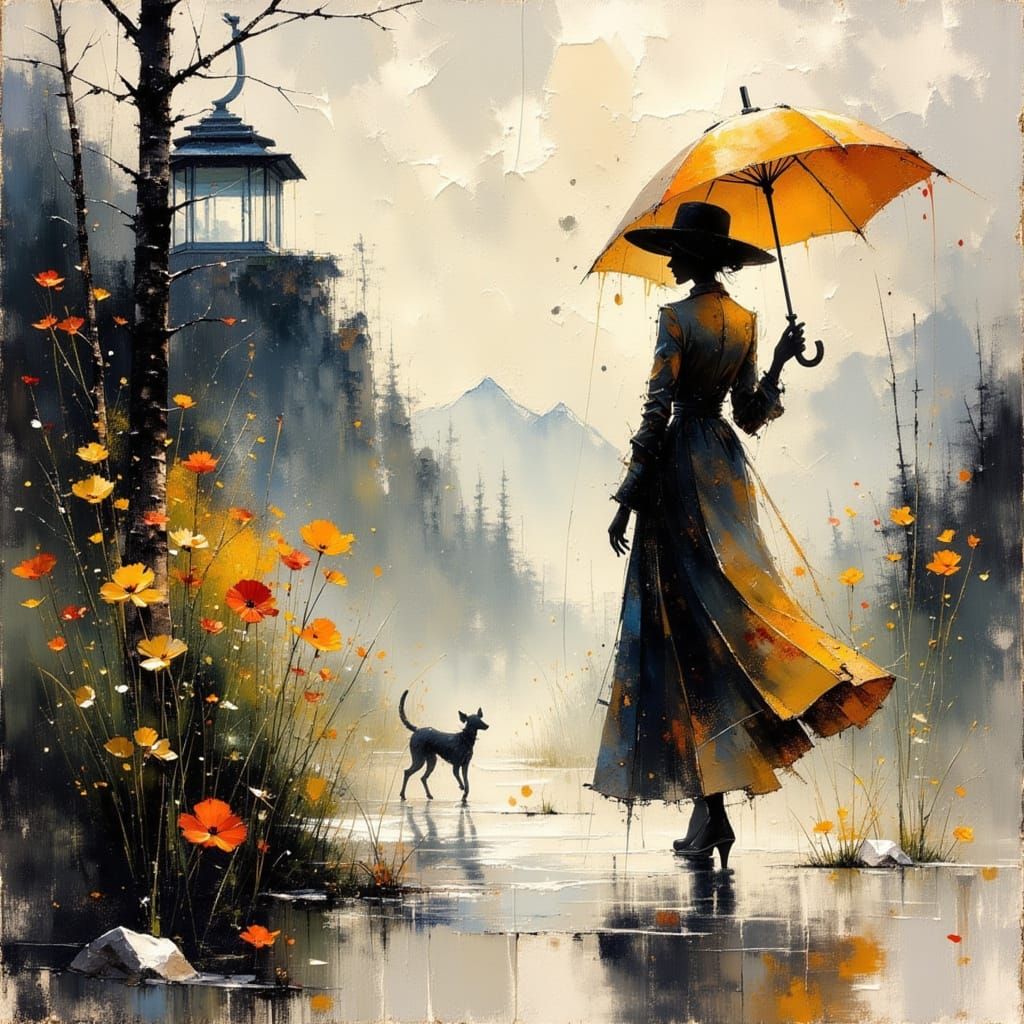 We both like the Rain