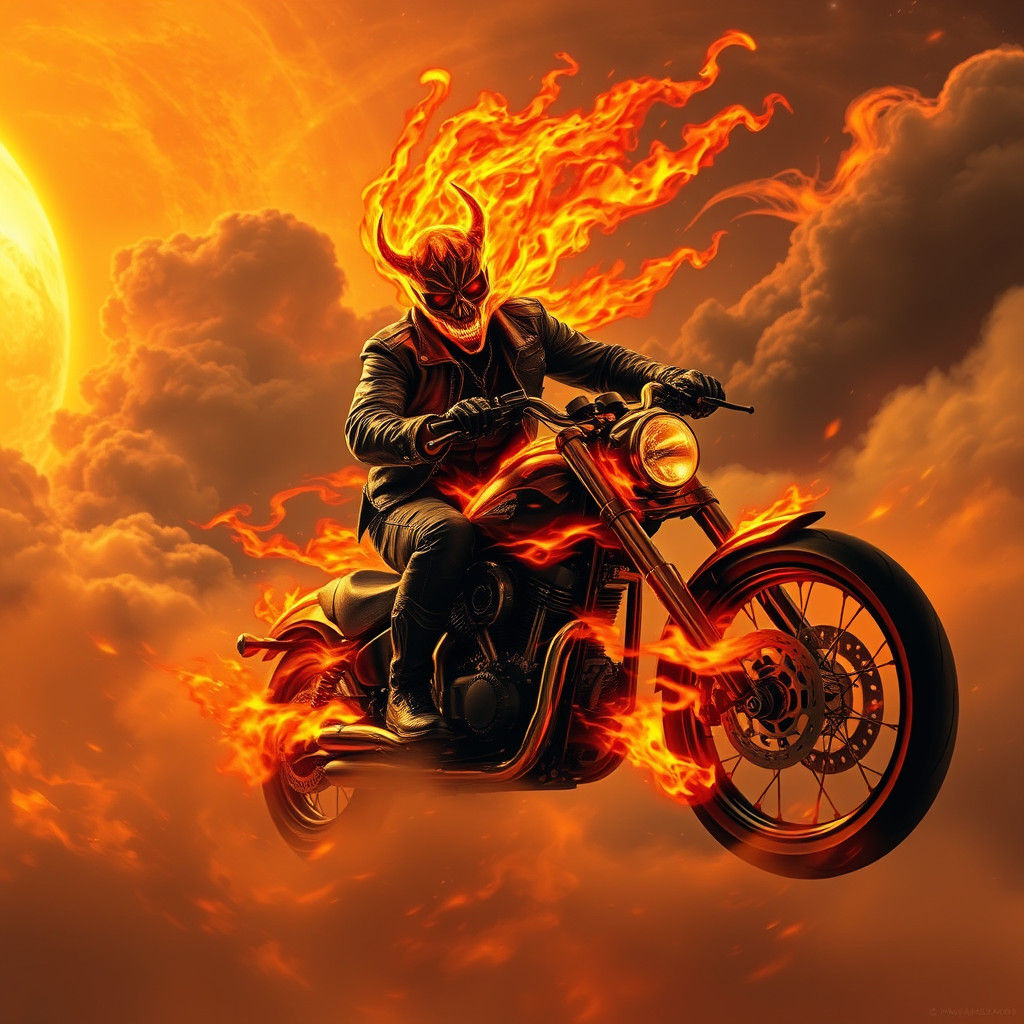 Ghost Rider Rides Through Jupiter's Storms