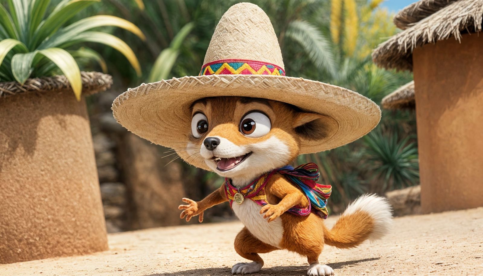 Speedy Gonzales with Sombrero, AI Generated