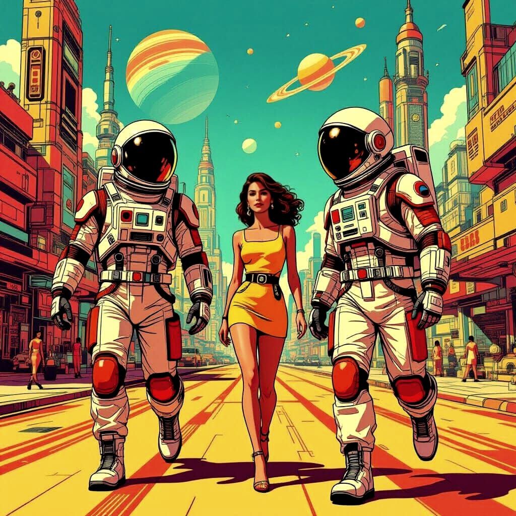 Retro Sci-Fi: Martians Capture Earth Woman