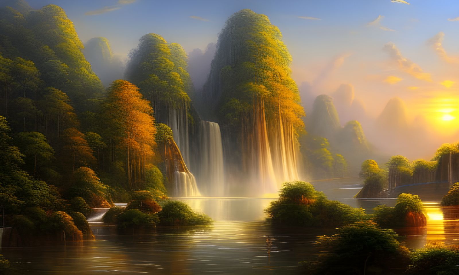 Good Morning All #36: Water Falls Freely