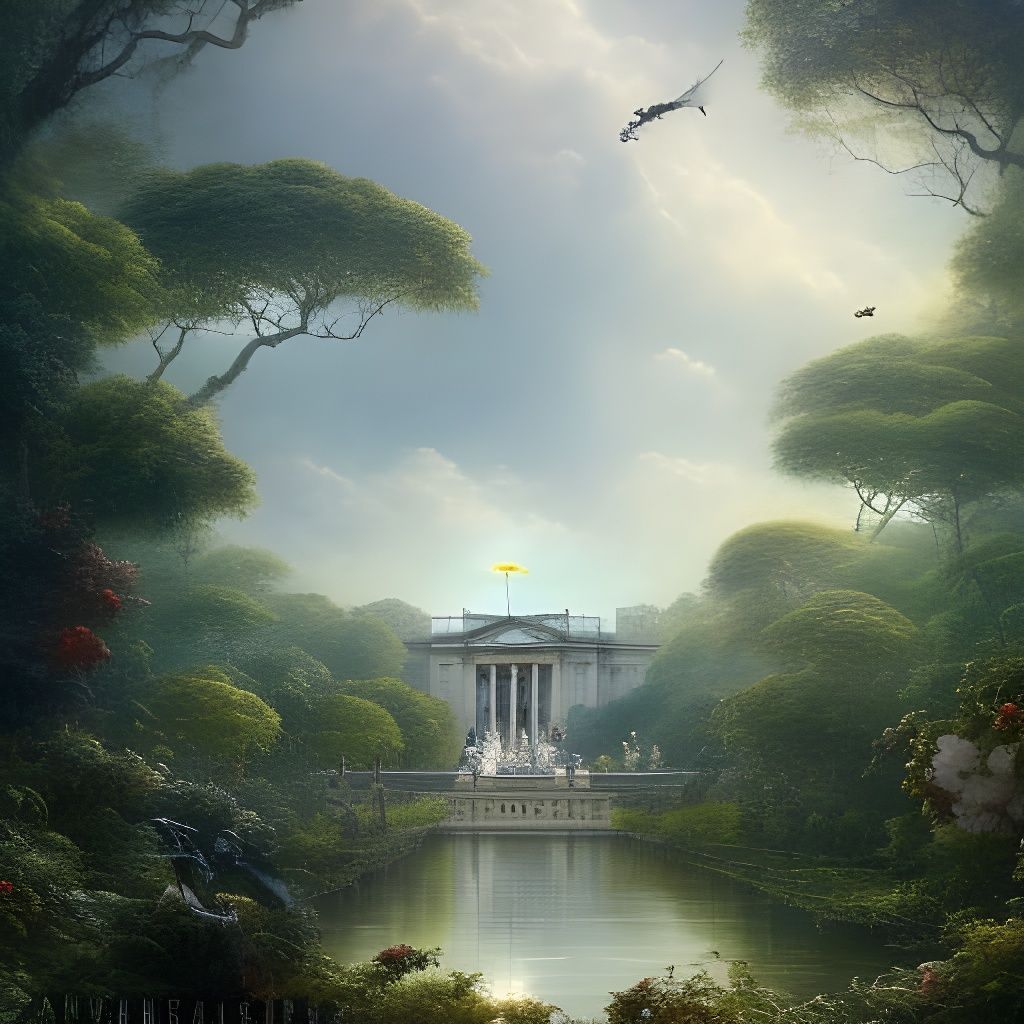 Buckingham Palace Transformed into Jungle Scene