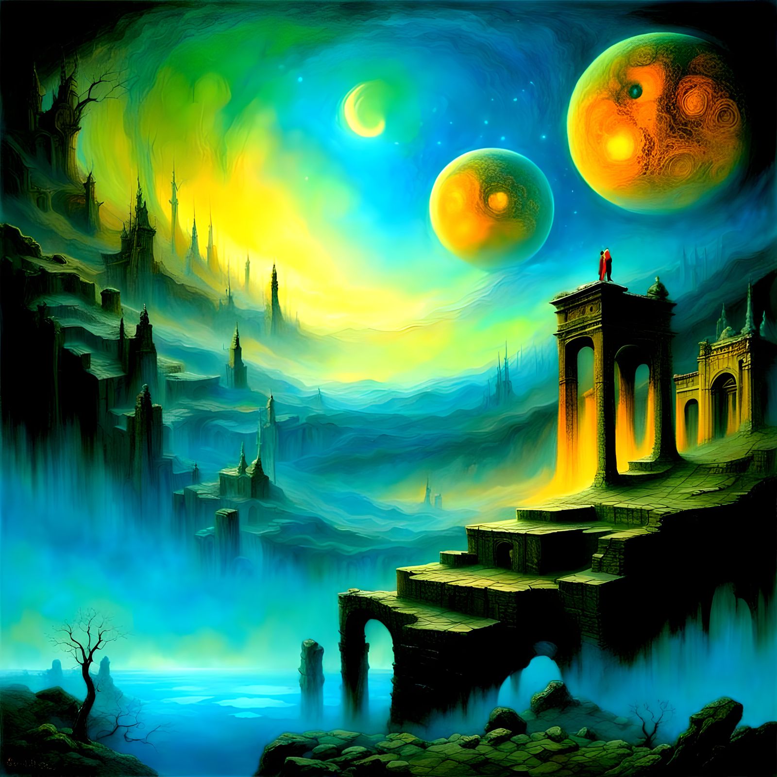 Abstract Phosphenes: Exploring the Inner World