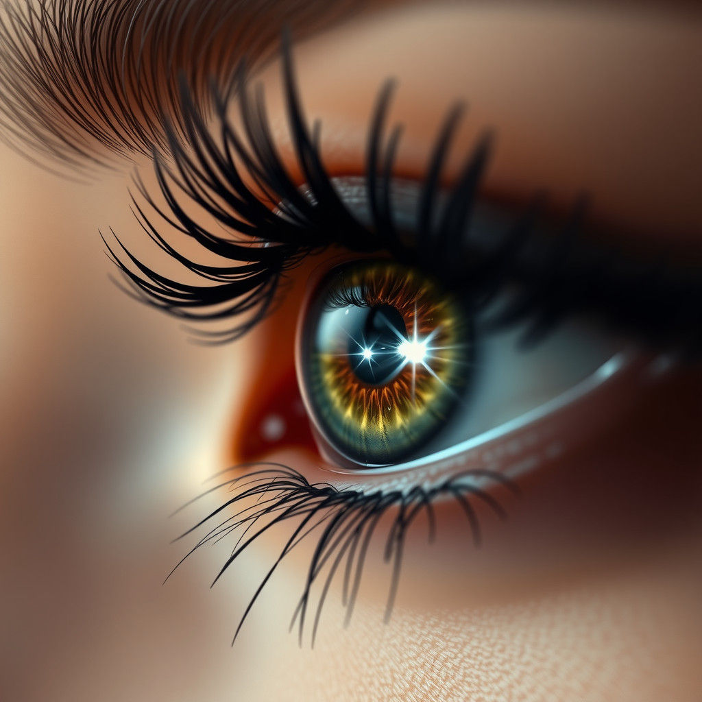 Woman's Eye Close-up: Hyperrealistic and Detailed